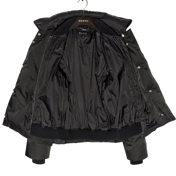 Gucci 2014 Black Toggle Accent Down Puffer Jacket - Picture 6 of 15